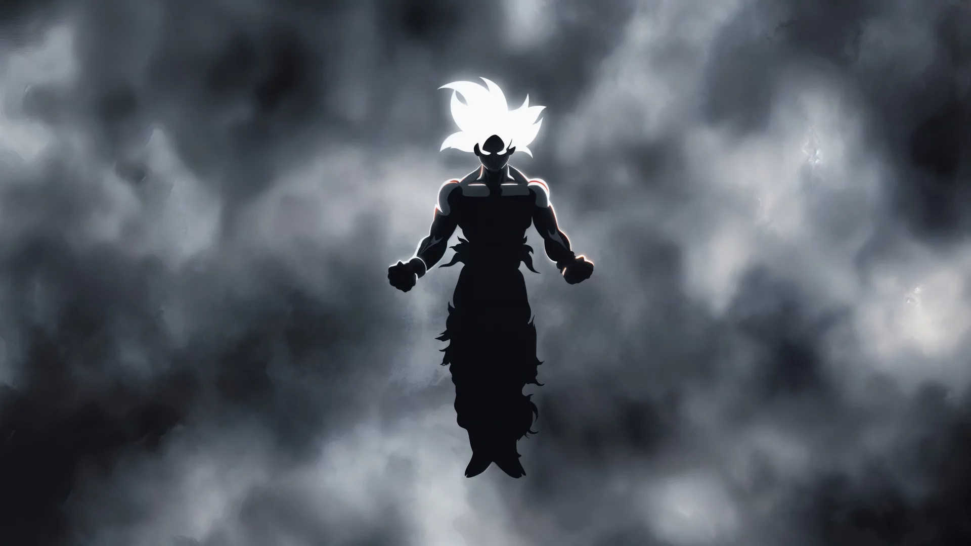 Goku s silhouette