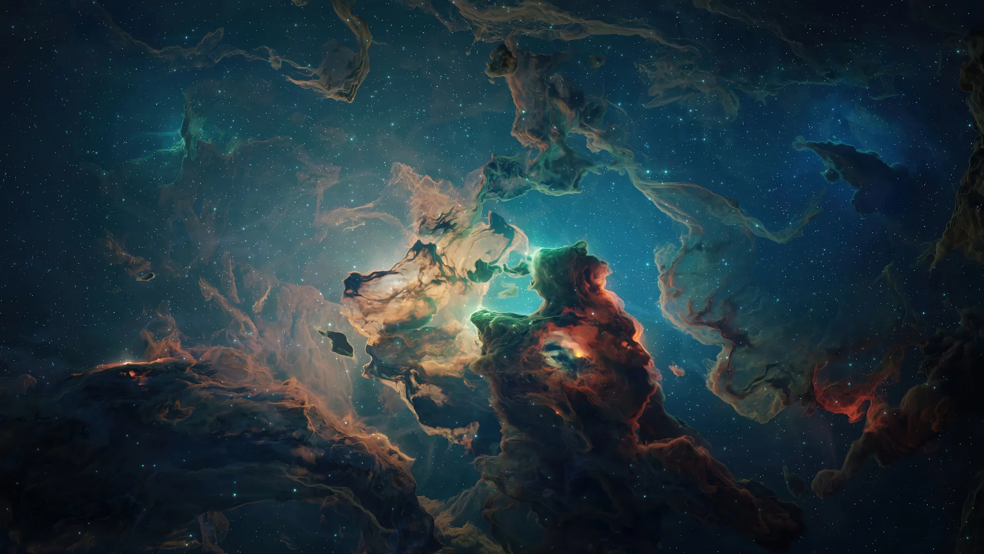 Espacio cósmico nebulosa