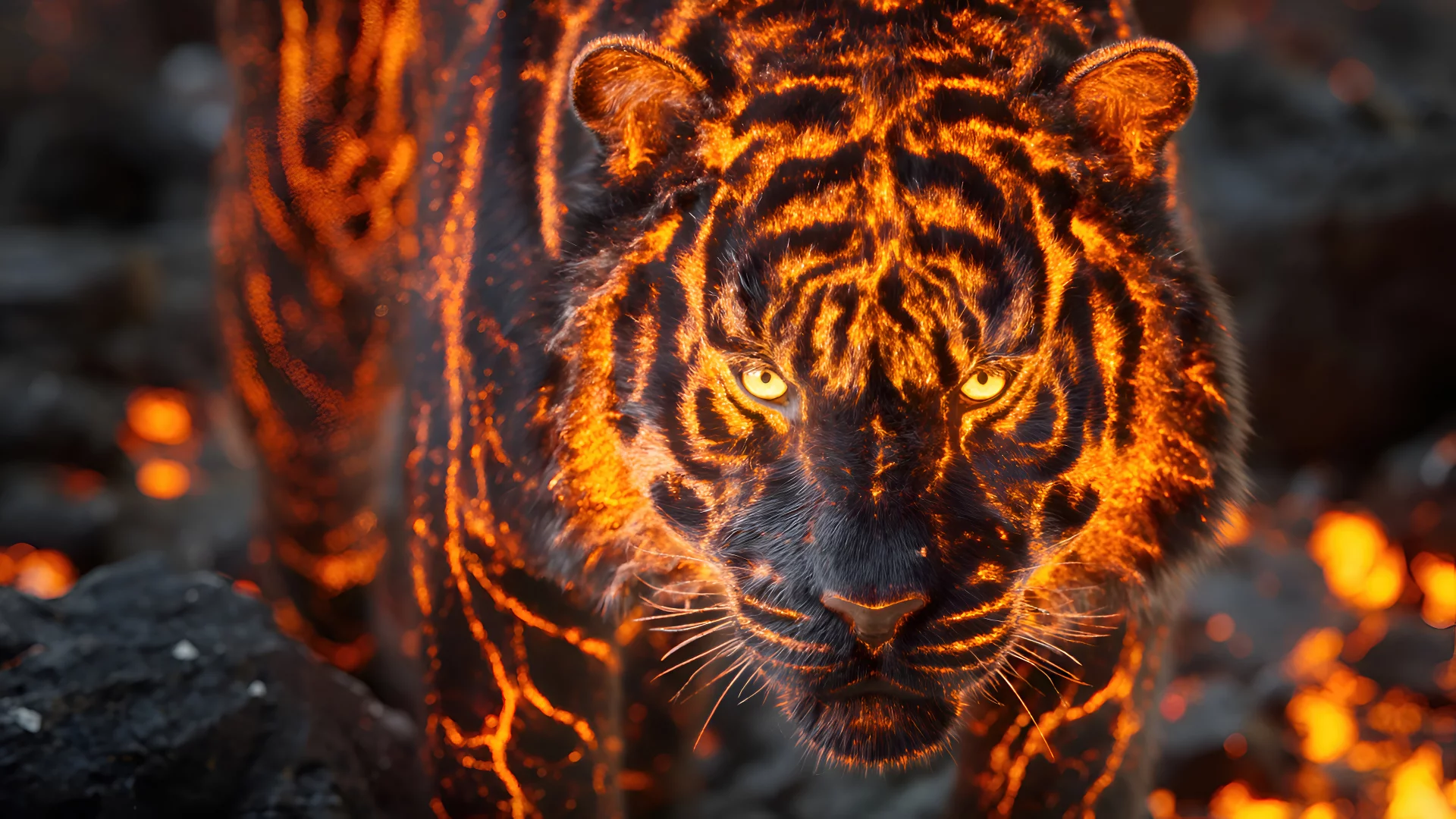 Tigre de fuego