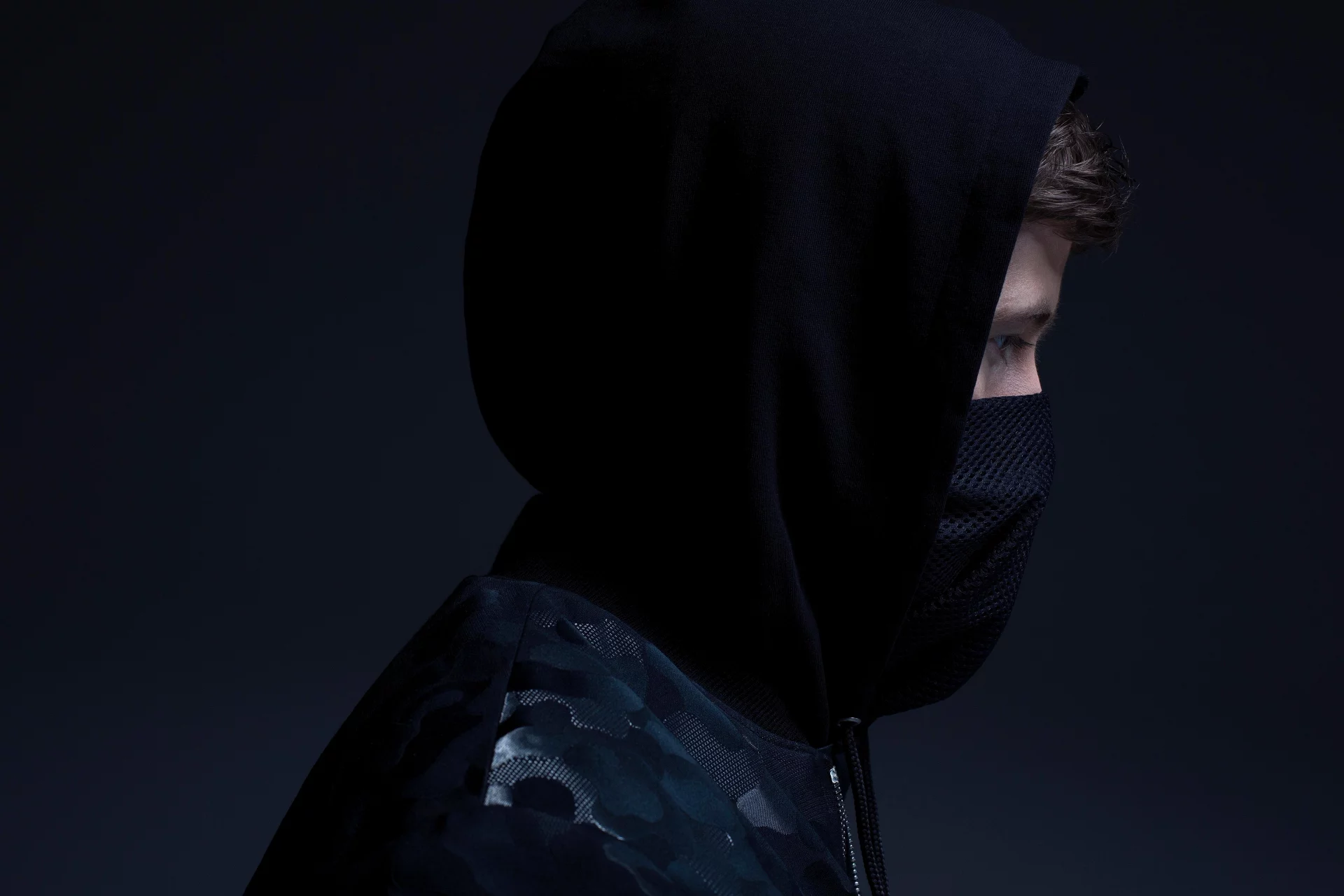 Alan walker con máscara