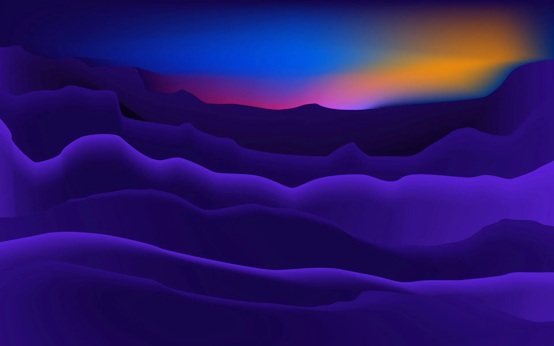 Textura de atardecer con patrón de galaxia