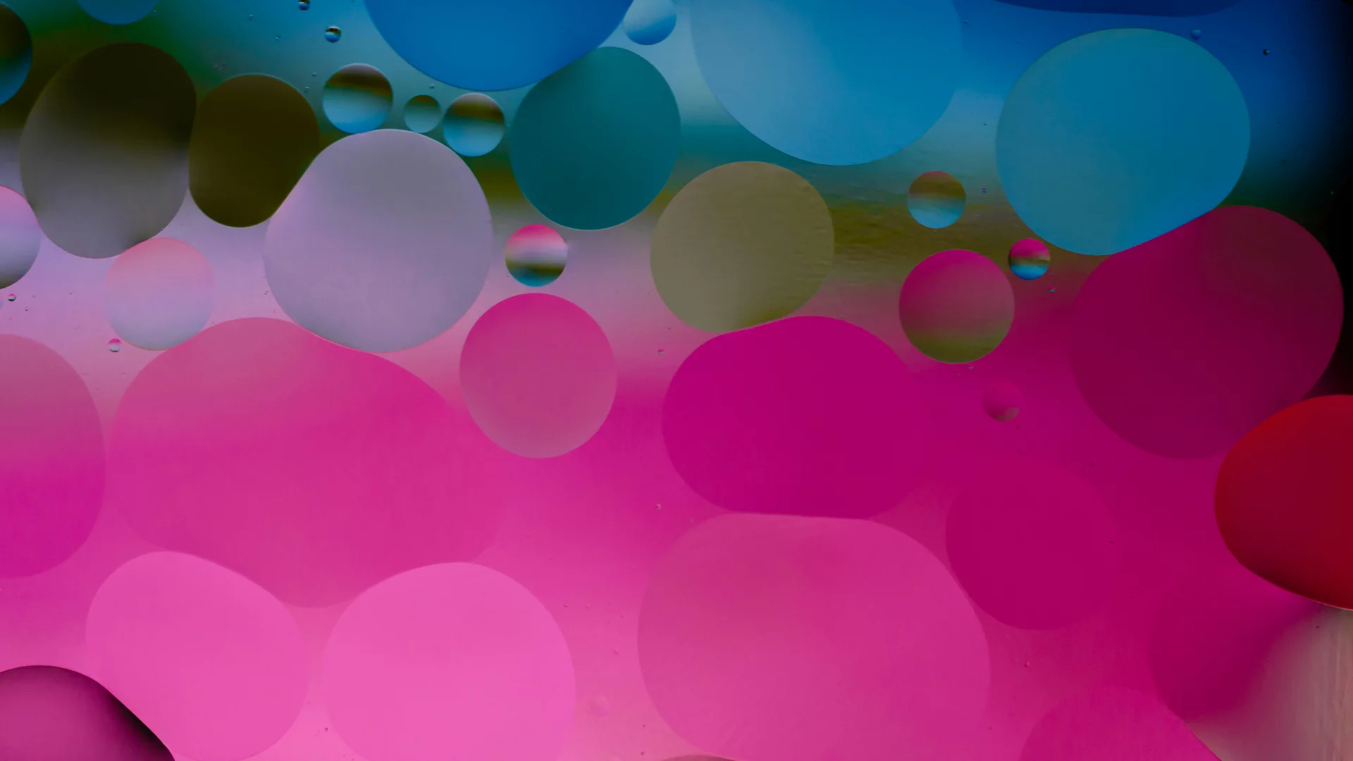 Abstracto vibrante de burbujas