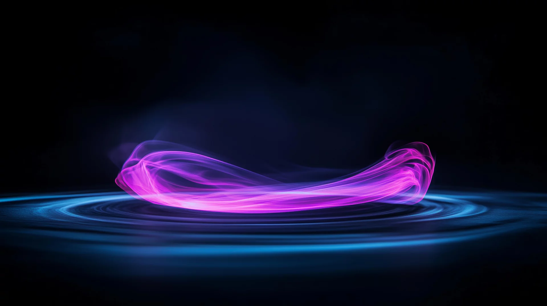 Arte de estelas de luz abstractas