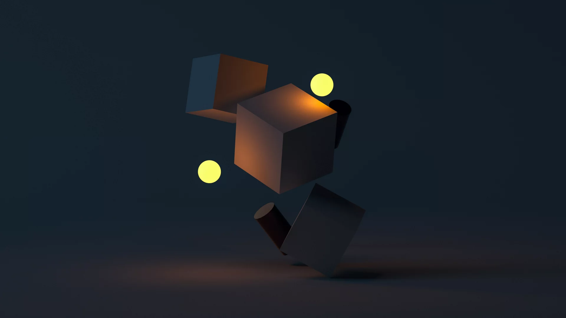 Minimalista 3d oscuro