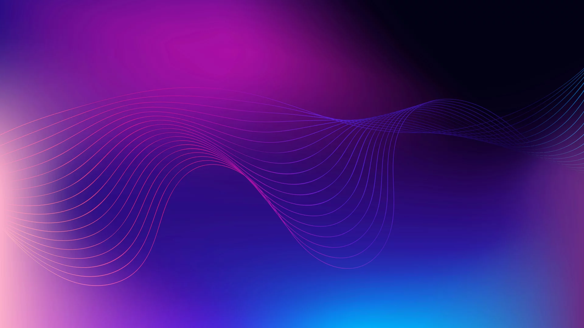 Ondas con degradado morado