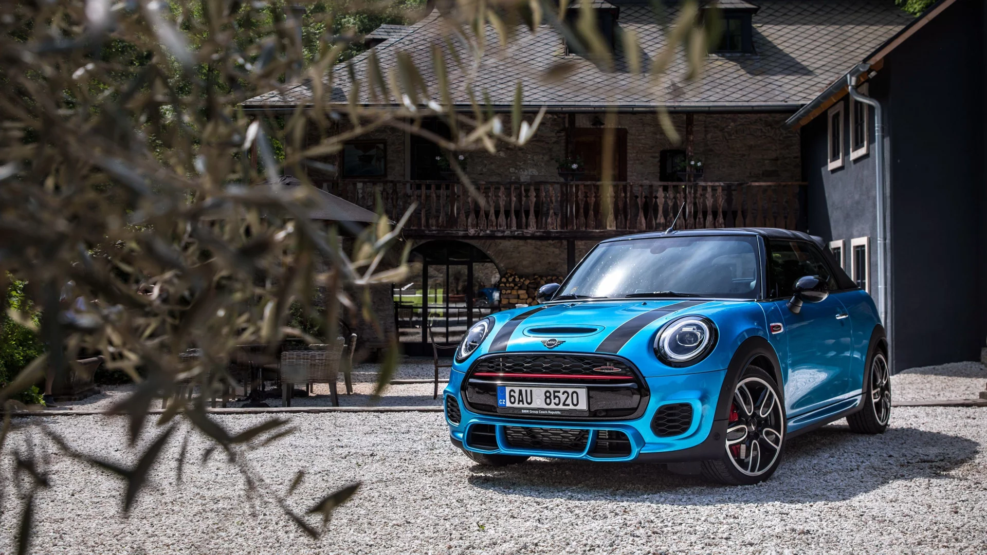 Mini Cooper azul
