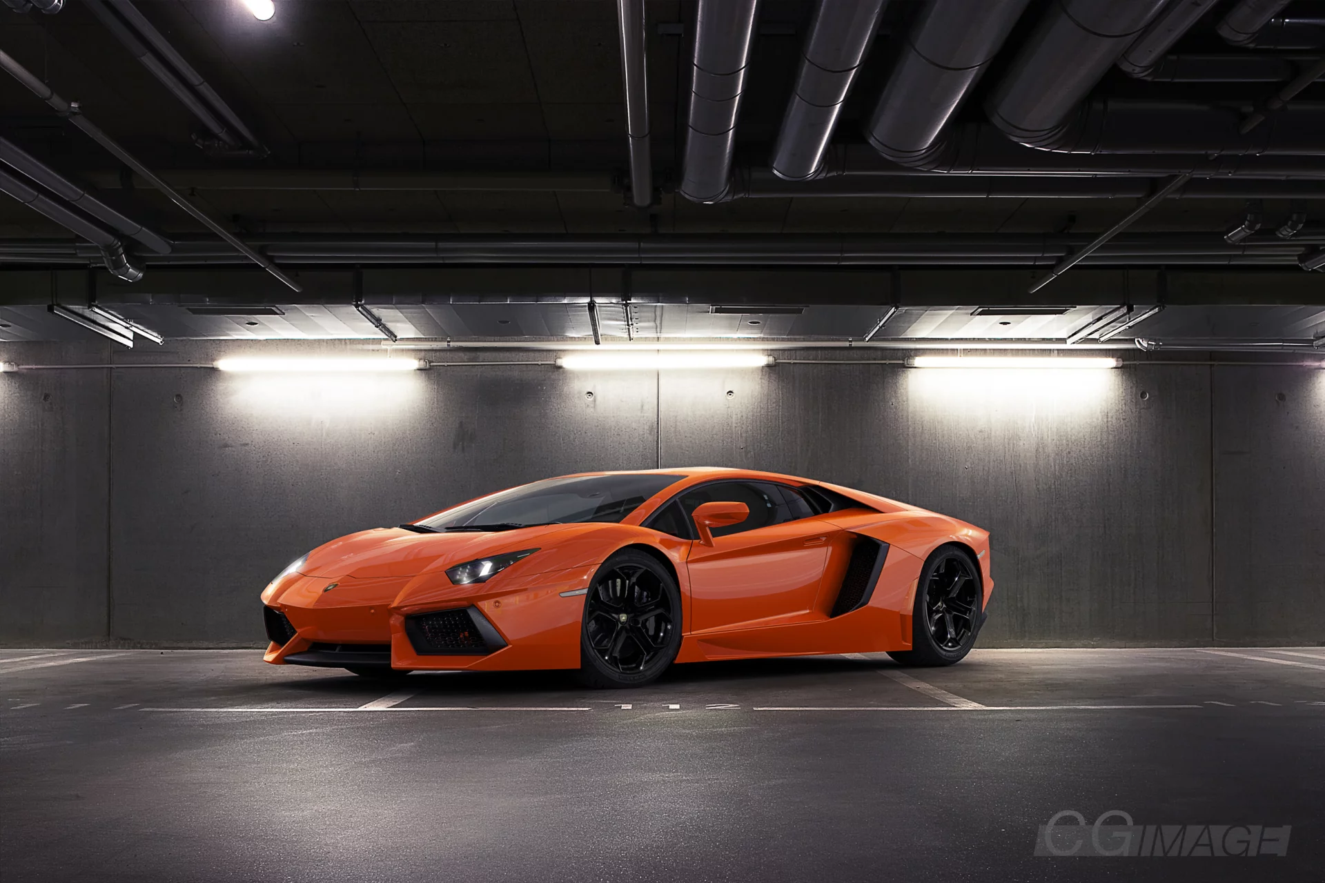Lamborghini Aventador naranja 2018