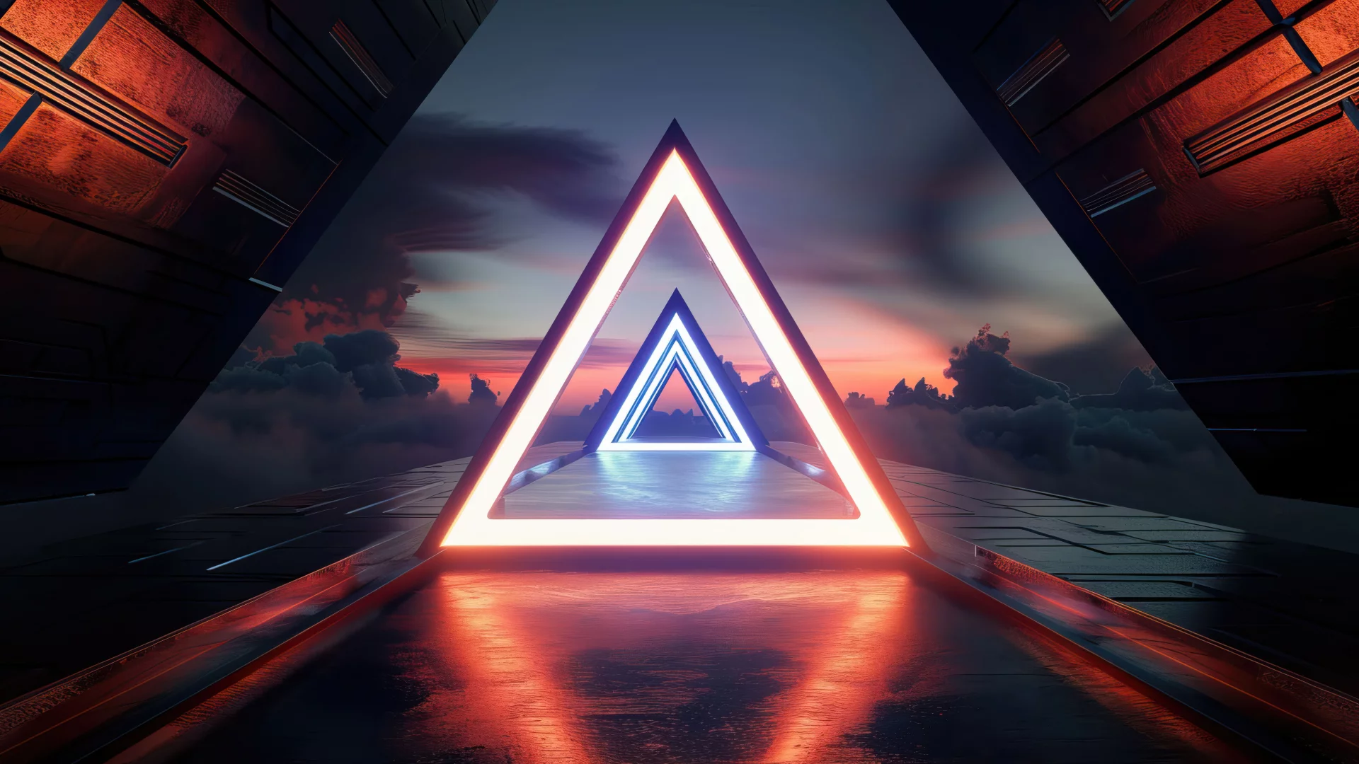 Portal triangular
