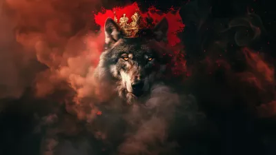 Lobo con Corona