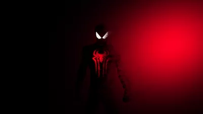 Spider Man Rojo oscuro