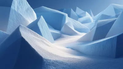 hielo azul