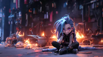 Chibi Jinx De League Of Legends