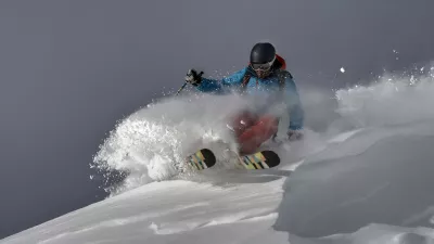 Esquiador En Una Montana