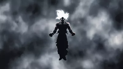Goku s silhouette