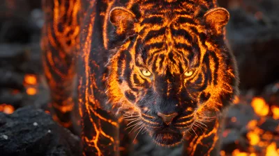 Tigre de fuego