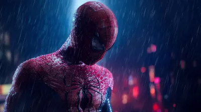 Arte digital realista de Spider-Man