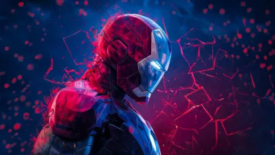 Iron man arte digital