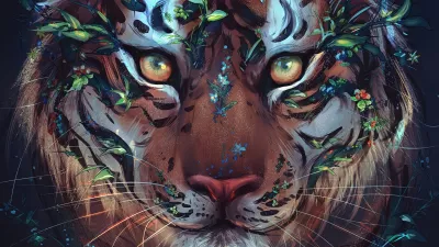 Tigre arte digital