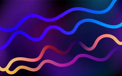 Ondas de neón fluidas