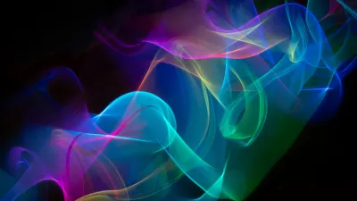 Thumbnail Arcoiris de humo abstracto
