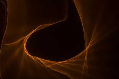 Círculo de destello naranja