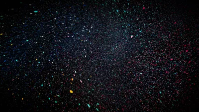 Puntos de colores cayendo