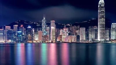 Hong Kong de noche