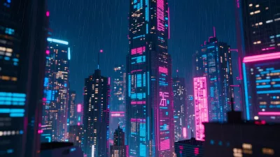 Ciudad cyberpunk