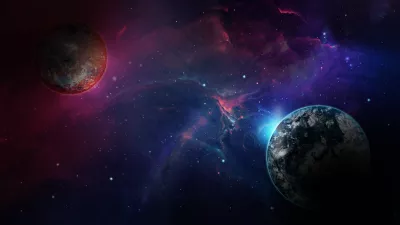 Planetas y nebulosa