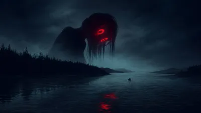 Gigante ojos rojos