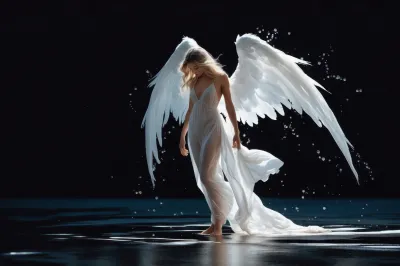 Angel blanco