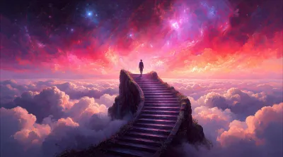 Caminando por las escaleras del cielo