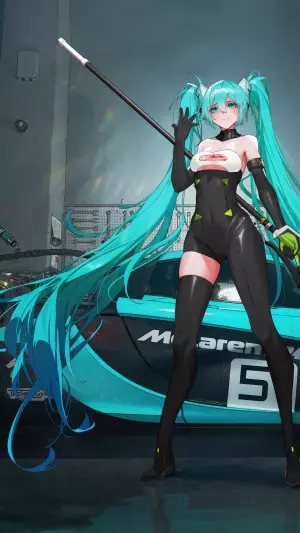 Hatsune Miku Y Mclaren Gtr