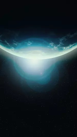 Planeta tierra en el espacio