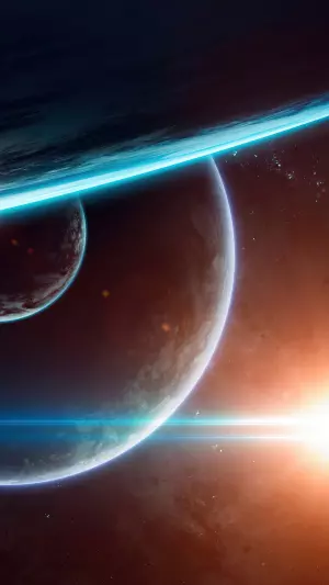 Planetas en el espacio