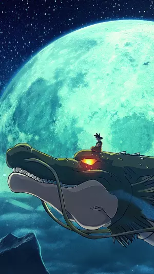 Goku y Shenron de Dragon Ball