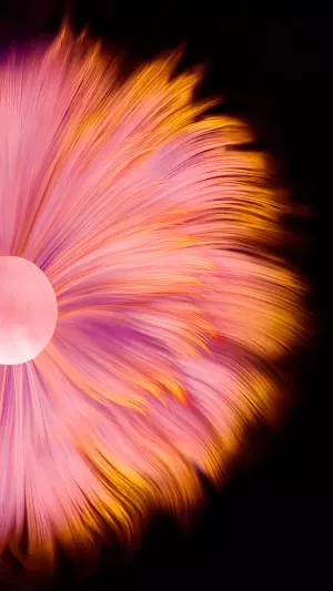 Arte digital flor de melocotonero