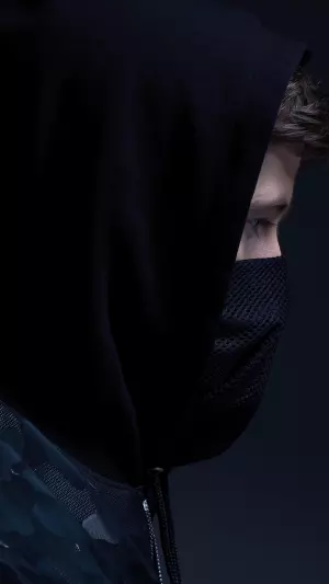 Alan walker con máscara