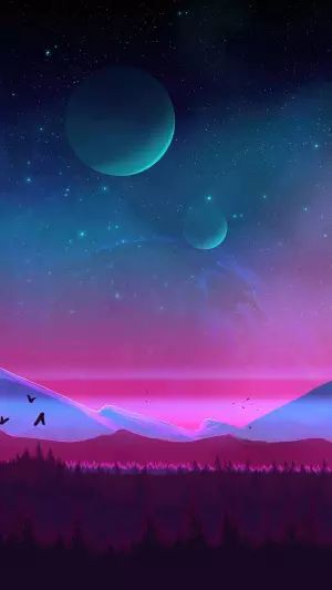 Paisaje del cielo nocturno