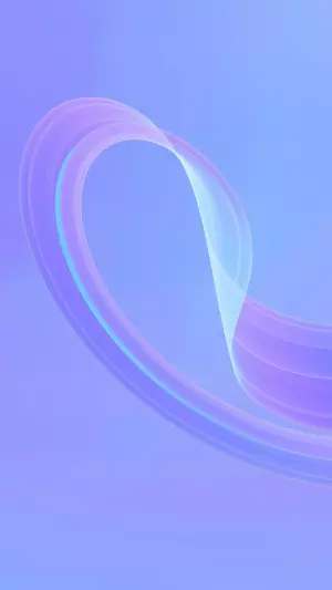 Bucle trenzado morado y azul