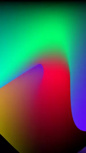 Abstracto de ondas coloridas con degradado oscuro