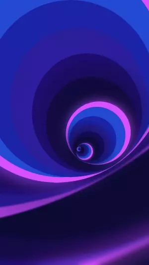 Abstracto de espiral de neón en remolino