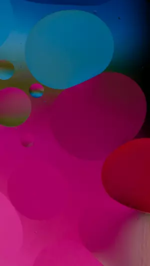 Abstracto vibrante de burbujas