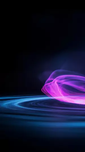 Arte de estelas de luz abstractas