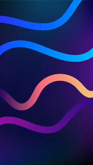 Ondas de neón fluidas