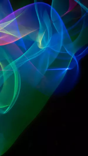 Arcoiris de humo abstracto