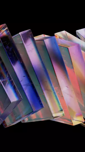 Bloques de vidrio en 3D