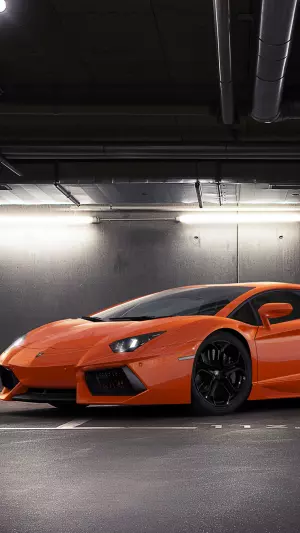 Lamborghini Aventador naranja 2018