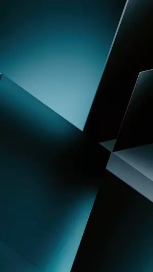 Formas azules resplandecientes