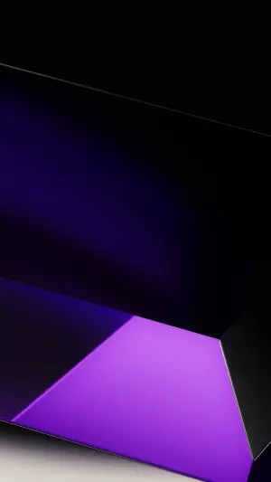 Objeto morado brillante